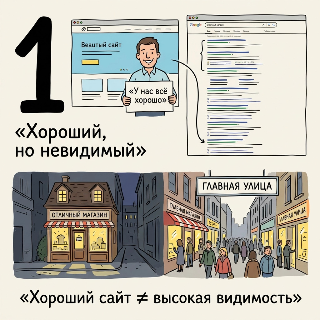 хороший, но невидимый