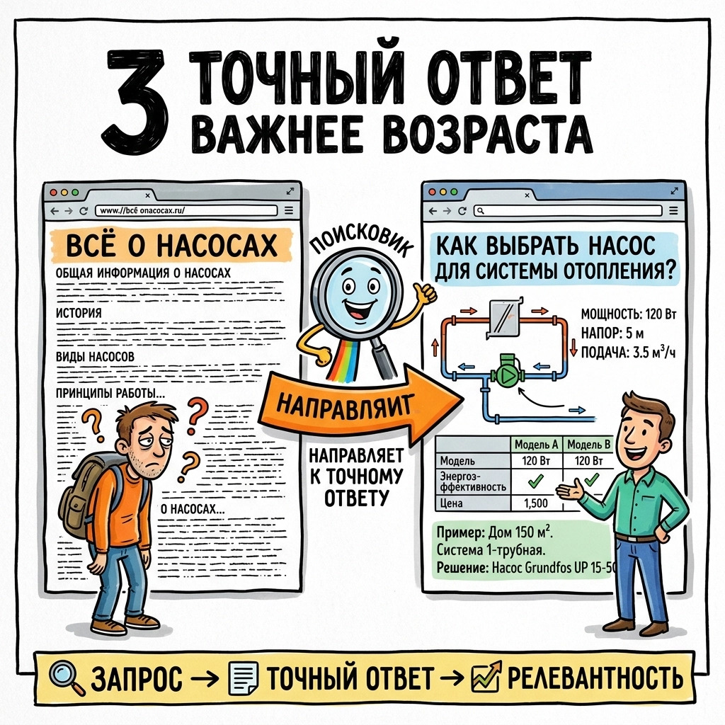 точный ответ важнее возраста