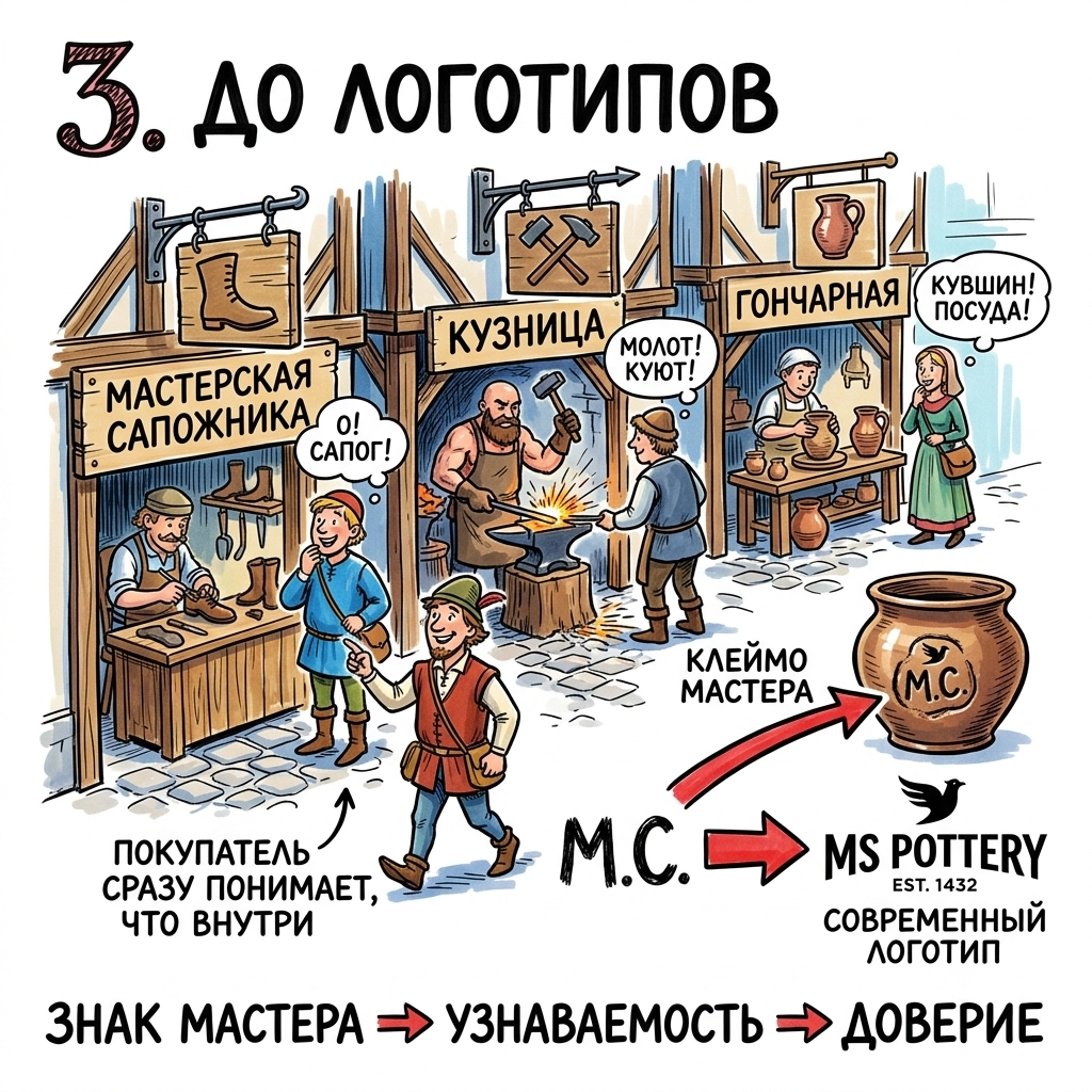 до логотипов