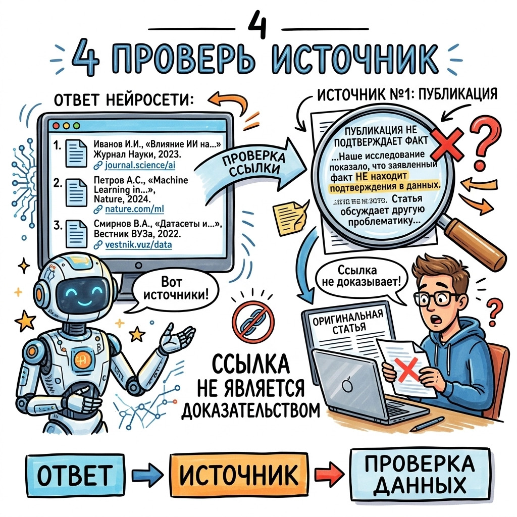 проверь источник информации