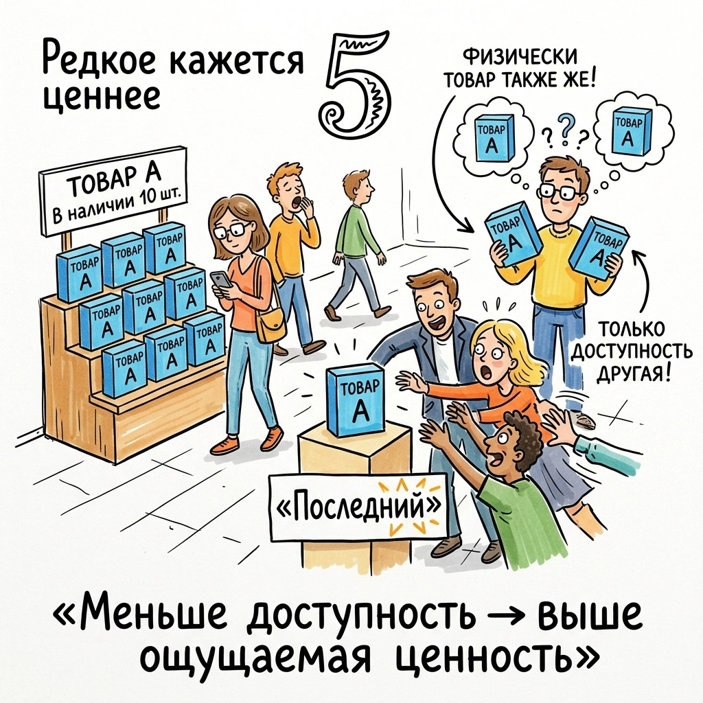 редкое кажется ценнее