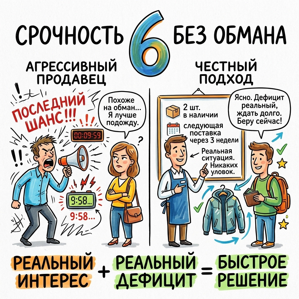 срочность без обмана